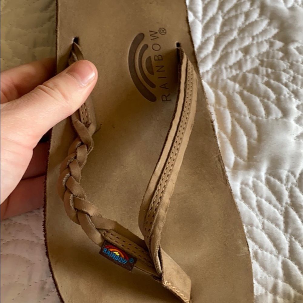 Flirty braids leather RAINBOW sandals - Picture 4 of 5